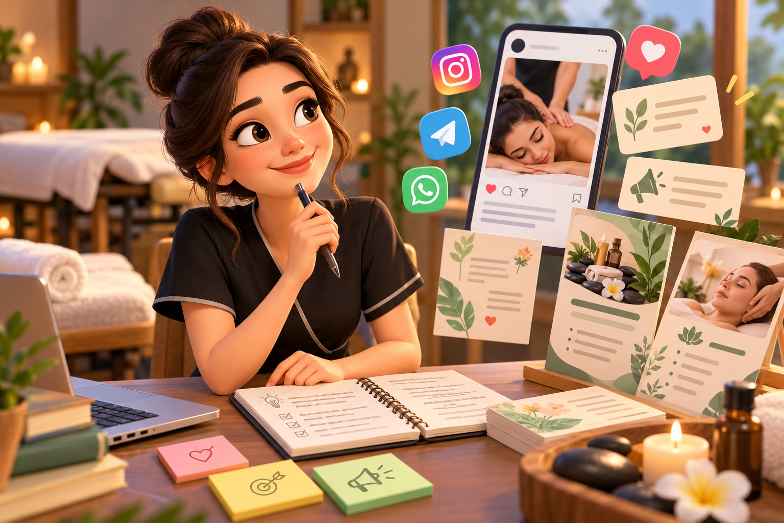 Spa Marketing Ideas Workspace