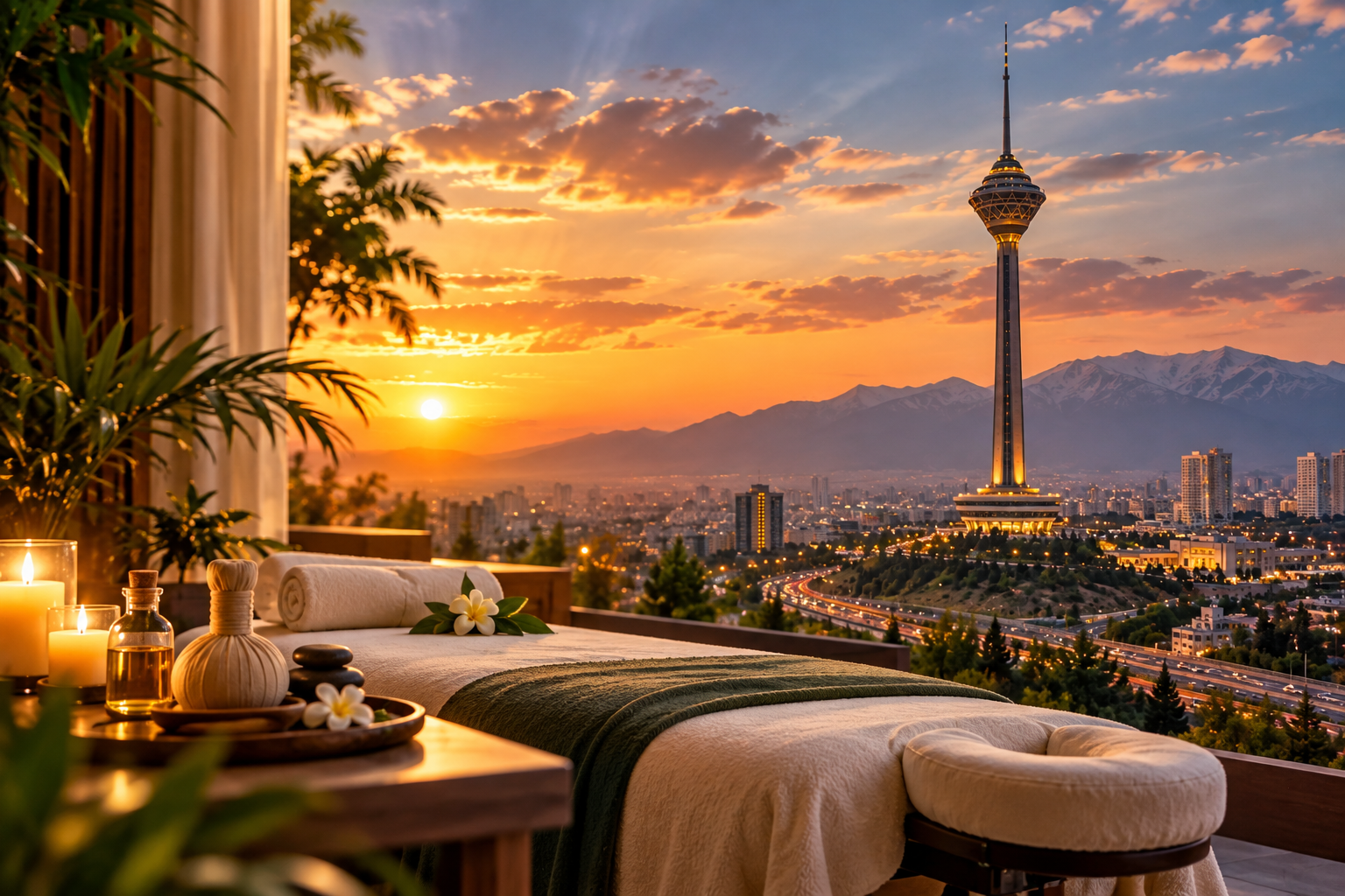 Tehran Sunset Spa Retreat