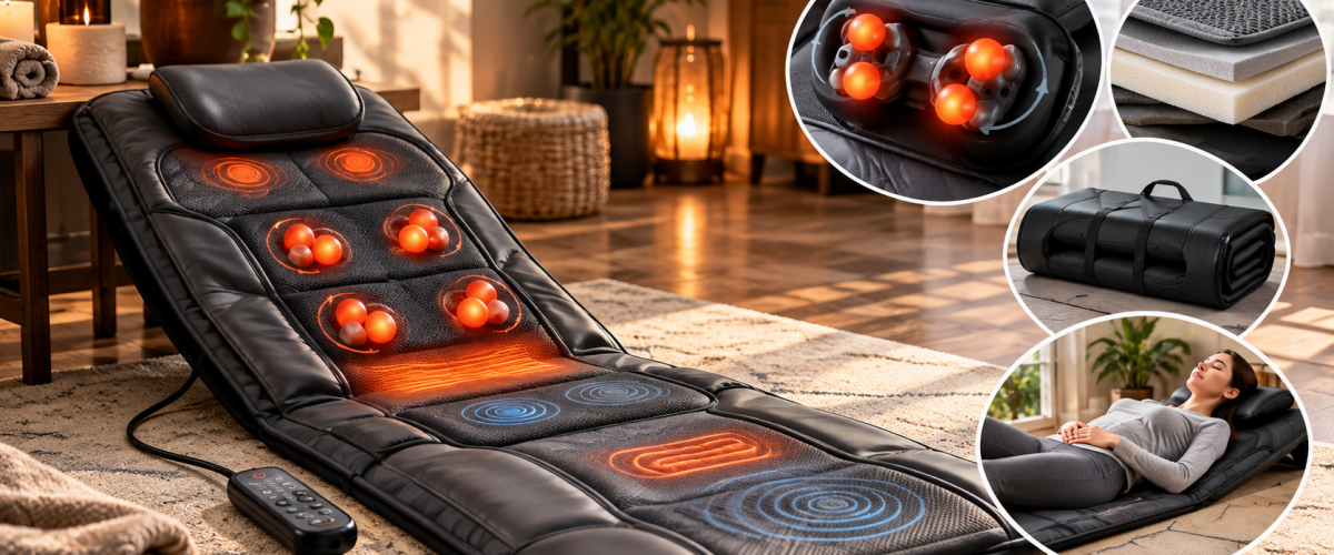 Warm Spa Massage Mat Showcase 1200x500