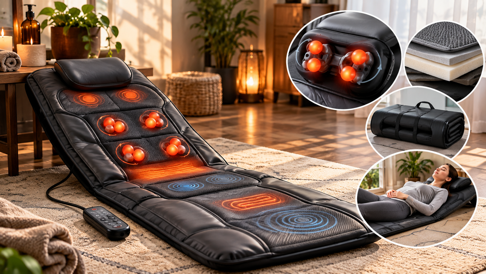 Warm Spa Massage Mat Showcase