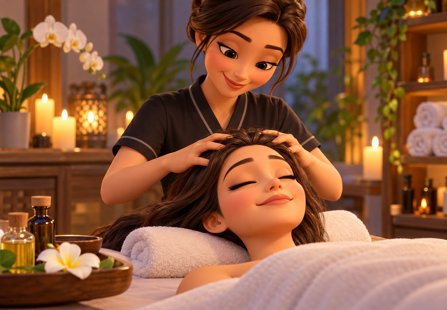 Head massage 1