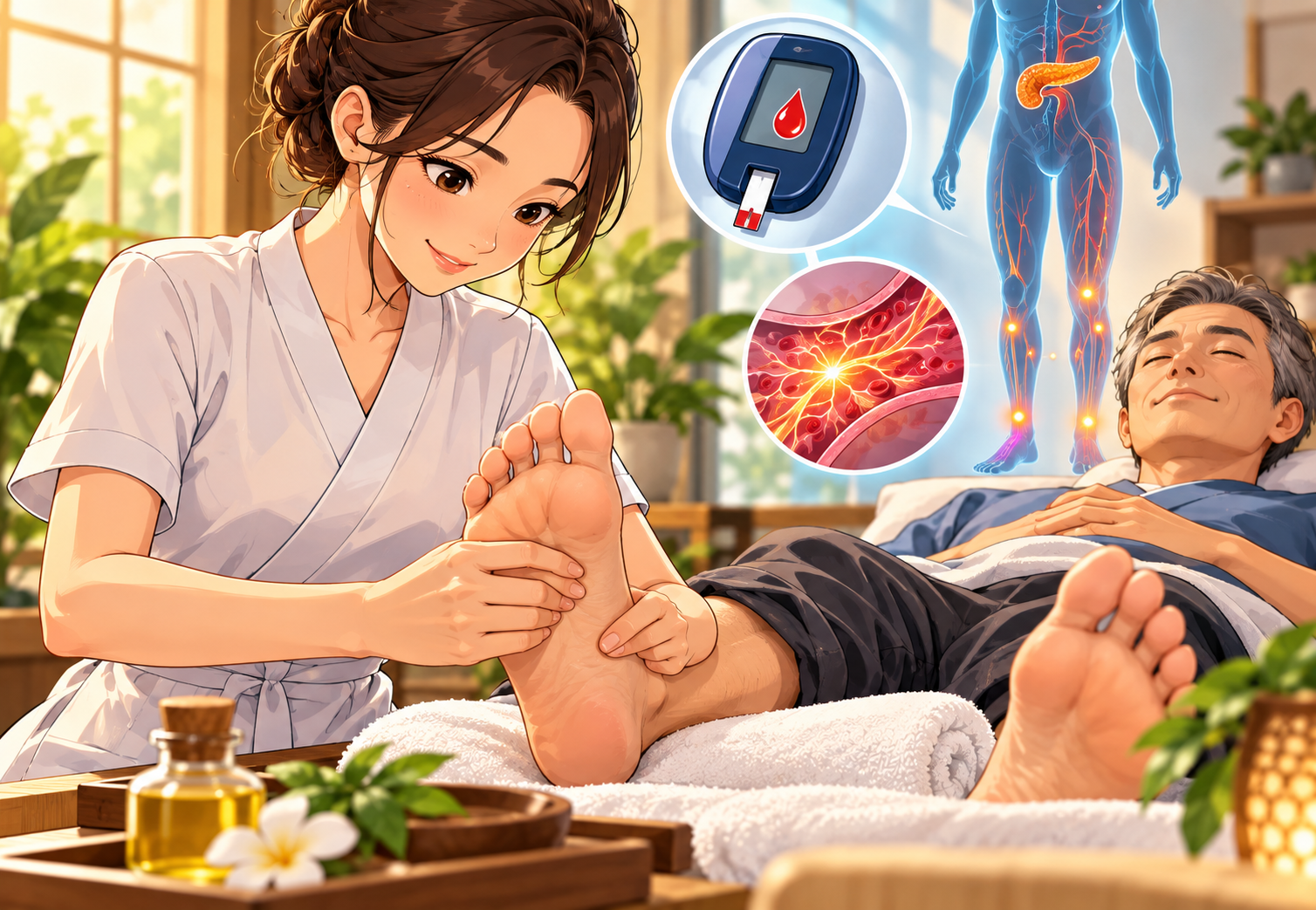 Massage diabete