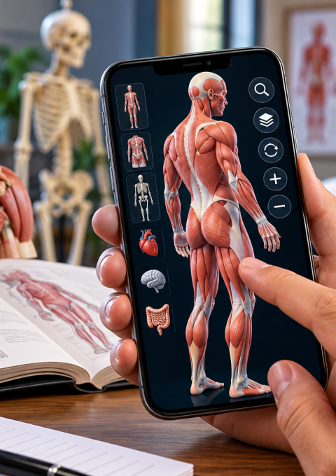Interactive Muscle Anatomy Study