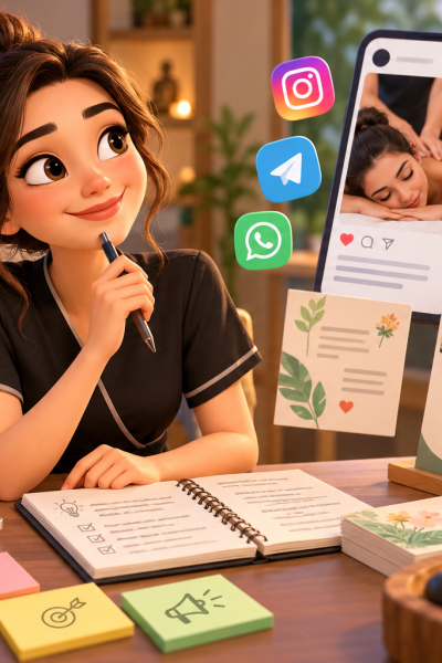 Spa Marketing Ideas Workspace